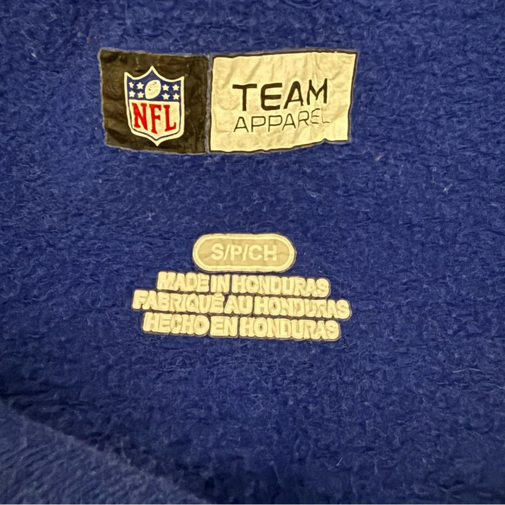 NFL Buffalo Bills Blue and Red Hoodie Sweatshirt. Women’s Small. Used. - Picture 5 of 6